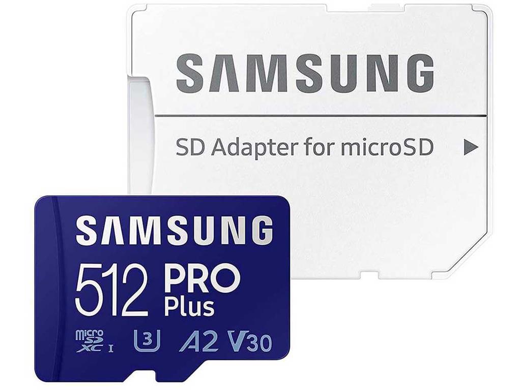 کارت حافظه MicroSDXC سامسونگ مدل Samsung PRO Plus UHS-I U3 A2 V30 ظرفیت 512 گیگابایت